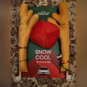 NEW Car Reindeer Antlers And Rudolph Nose